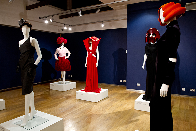 Exhibition installation view, photography by Katie Davies, Fashion Space Gallery
